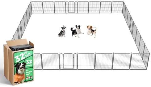 FXW Aster Dog Playpen Designed for Yard, 32 Panels by FXW
