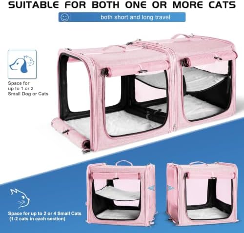 Extra Large Cat Carrier for 2 Cats - Image 4