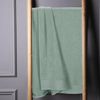 GLAMBURG 100% Cotton Oversized 2 Pack Bath Sheets 35x70, Ultra Soft Highly - Image 3