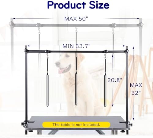 KELIXU Dog Grooming Arm with Clamps - Image 5