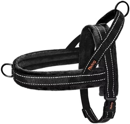 Didog No Pull Dog Harness for Large Dogs, Soft Flannel Padded by Didog