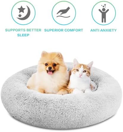 SAVFOX 45 inches Calming Donut Dog Bed - Image 2