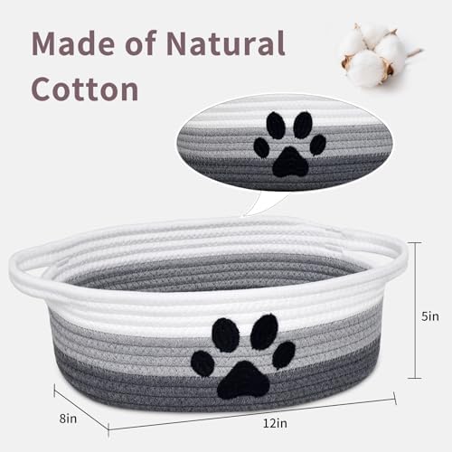 Small Woven Dog Toy Basket - Image 2