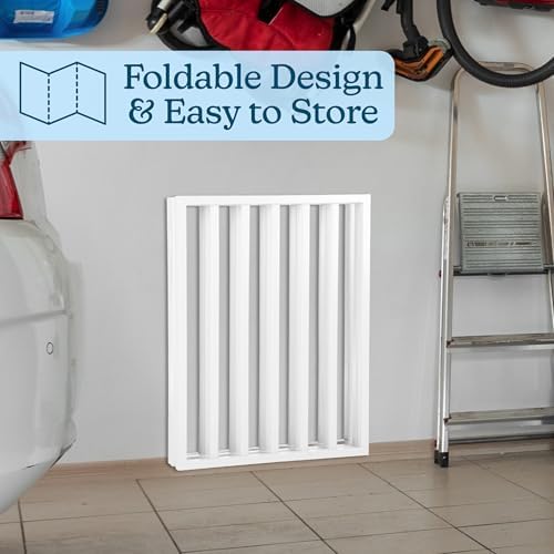 PETMAKER Pet Gate, 3 Panel Freestanding Dog Gate Indoor, 54” x 24” - Image 4