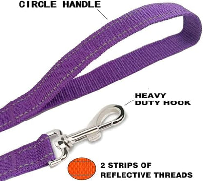 Reflective Dog Leash 4Ft /6 Feet Long, 3/4 Inch Wide, - Image 4