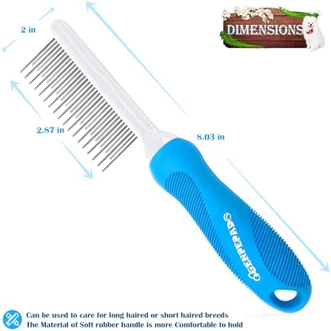 GENPEPADO Grooming Comb for Dogs and Cats - Image 3