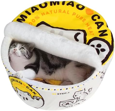 寵幸 Ramen Noodle Cat Bed, Soft Warm Washable by %E5%AF%B5%E5%B9%B8