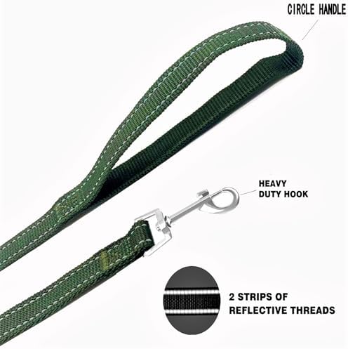 Nylon Training Dog Leash for Small Medium Dogs, 15ft 20ft 30ft 50ft 100ft - Image 4