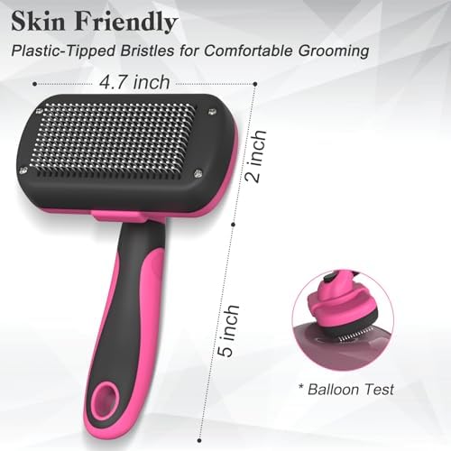 Dipoo Self-Cleaning Pet Grooming Brush - Image 4