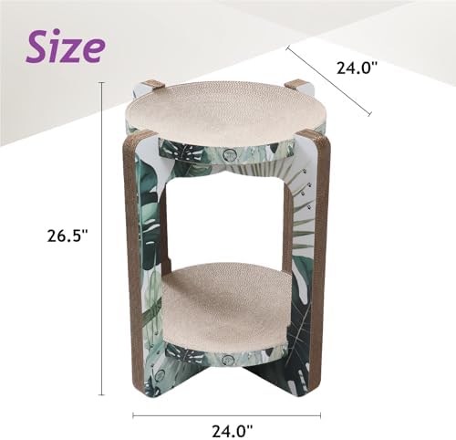 Necoichi Cat Scratcher Tower for Indoor Cats - Image 3