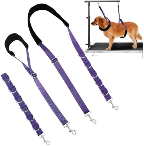 Dog Grooming Belly Strap Belly Band & Loop 3 Sets Adjustable Dogs Groomer by ASOCEA