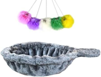 SHENGOCASE 13" Grey Basket Lounger Hammock Bed by SHENGOCASE