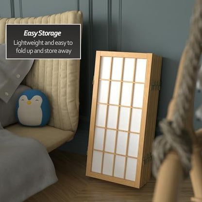 2 ft. Short Desktop Window Pane Shoji Screen - Image 5