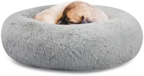 SAVFOX 20 inches Calming Donut Dog Bed by SAVFOX