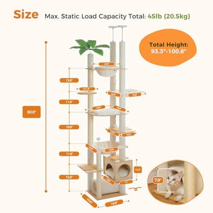 PETEPELA Floor to Ceiling Cat Tree - Image 3