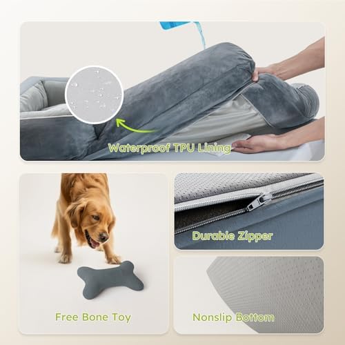 CWAWZ Extra Large Dog Bed, Orthopedic XL Dog Bed - Image 6