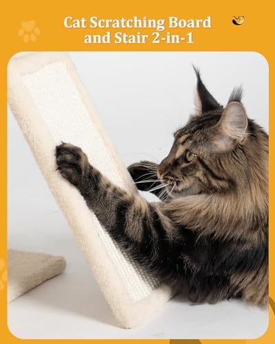 Aechonow Small Cat Tree Tower for Large Cat, Cat Bed House - Image 4