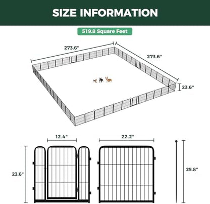 FXW Rollick Dog Playpen, Yard & RV Camping, 48 Panels - Image 6