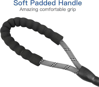 MingXpets Double Dog Leash, 360° Swivel Tangle Free Bungee Walking Training - Image 3