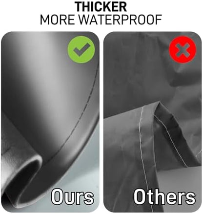 Waterproof Apron with Comfortable Adjustable Bib Rubber Vinyl Dishwasher Heavy - Image 3