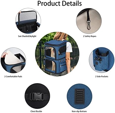 HOVONO Double-Compartment Pet Carrier Backpack - Image 3