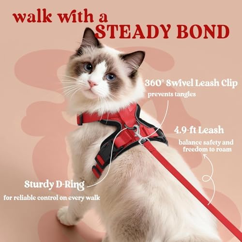 rabbitgoo Cat Harness and Leash Set, Escape Proof Vest - Image 5