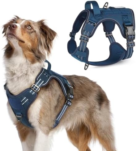 rabbitgoo Tactical Dog Harness for Medium, No Pull Military Service Vest by rabbitgoo