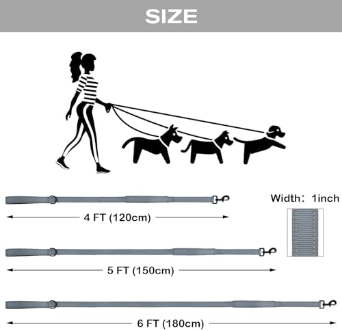 Joytale Dog Leash for Large Dogs that Pull, Double Handle - Image 6