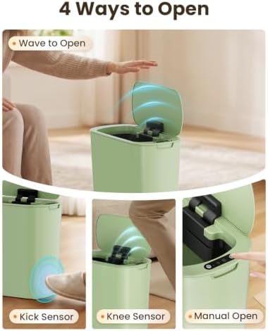 Cesun 5 Gallon Automatic Bathroom Trash Can - Image 2
