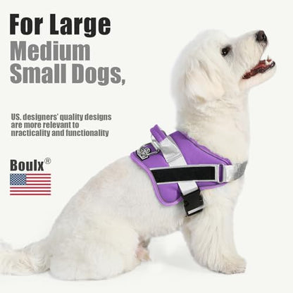 Bolux Dog Harness, No-Pull Reflective Dog Vest, Breathable Adjustable Pet - Image 5