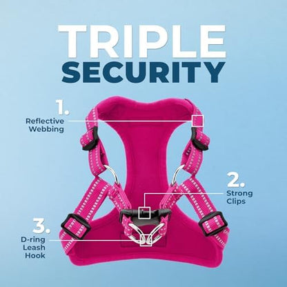 Best Pet Supplies Voyager Adjustable Step-in Flex Breathable Mesh Dog Harness - Image 2