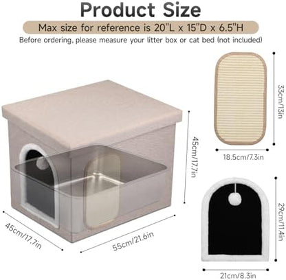 Shikha Hidden Cat Litter Box Enclosure - Image 2