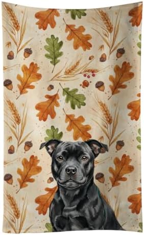 Caroline's Treasures Staffordshire Bull Terrier Dogs Kitchen Towel 15x25 by CarolinesTreasures