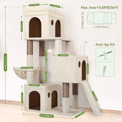 Globlazer Heavy Duty Cat Tree for Indoor Cats Large Adult - Image 6