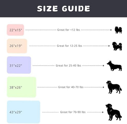 2-Pack Dog Blanket for Crate, Washable Reversible Plush Crate Liner - Image 6