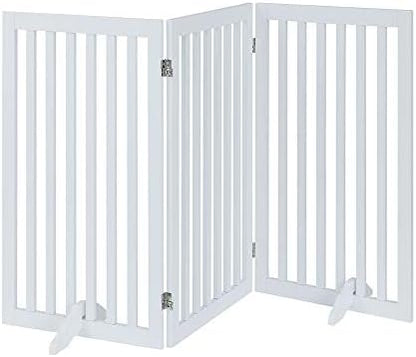 unipaws 36”H Free Standing Pet Gate by unipaws