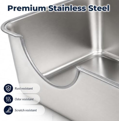 Stainless Steel Litter Box - Image 4