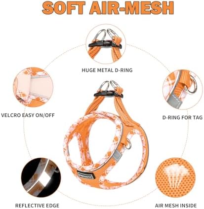 Mercano Soft Mesh Dog Harness and Leash Set, Step-in Reflective Breathable - Image 3