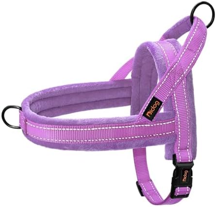 Didog No Pull Dog Harness for Small Dogs, Soft Flannel Padded by Didog