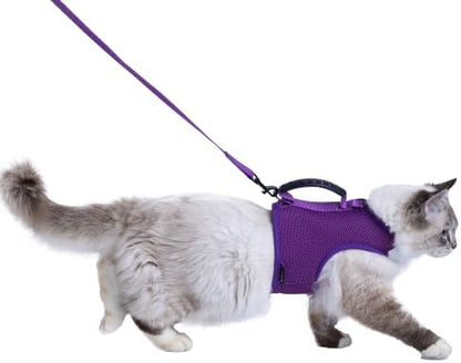 Cat Harness and Leash Set for Walking Escape Proof, Extra Large by YizhiMiaow