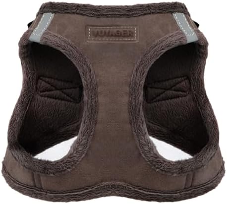Voyager Step-in Plush Dog Vest Harness -Chocolate Suede by BestPetSuppliesLLC