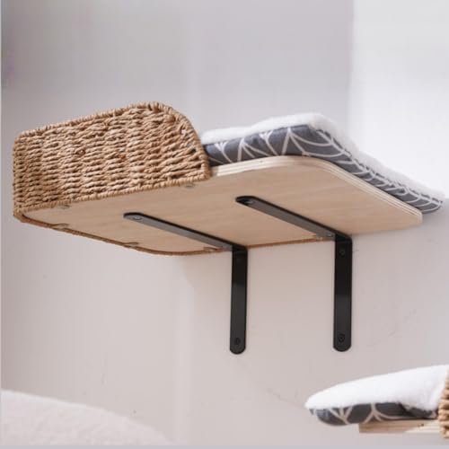 SHENGOCASE 2-Pack Wooden Cat Wall Bed - Image 4