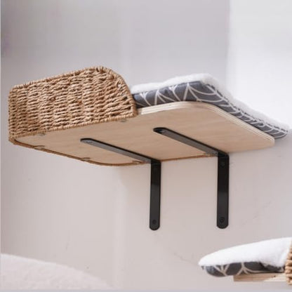 SHENGOCASE 2-Pack Wooden Cat Wall Bed - Image 4