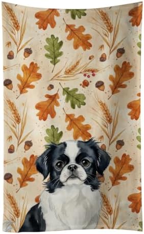 Caroline's Treasures Japanese Chin Dogs Kitchen Towel 15x25 in by CarolinesTreasures