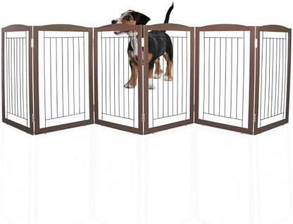 ZJSF Freestanding Foldable Dog Gate by ZJSF