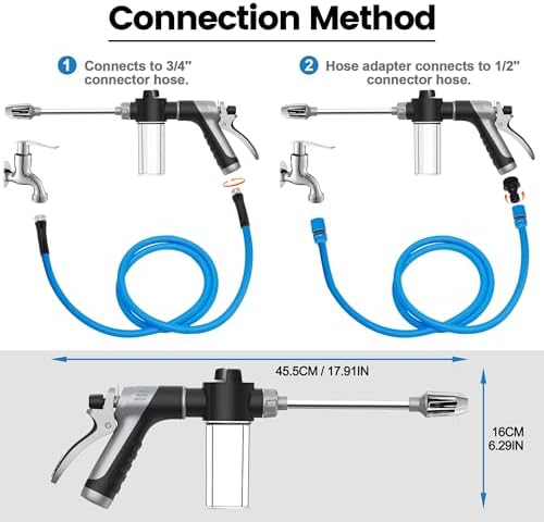 High Pressure Garden hose Nozzle, Hose Sprayer - Image 6