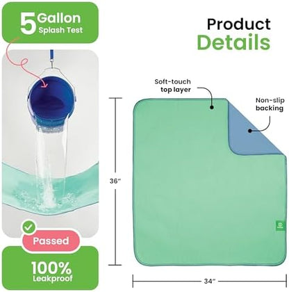 IMPROVIA® Washable Underpads, Heavy Absorbency Reusable Incontinence Pads - Image 3