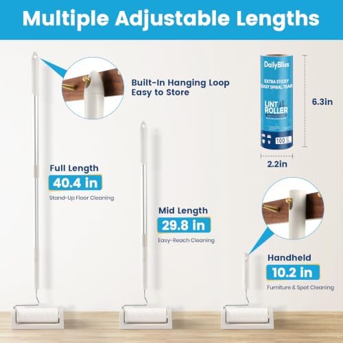 Extra Sticky Long Handle Lint Roller - Image 4