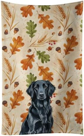 Caroline's Treasures Flat-Coated Retriever Dogs Kitchen Towel 15x25 in by CarolinesTreasures