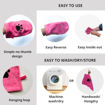 Penny & Niko Microfiber Pet Towel Mitts - Image 6